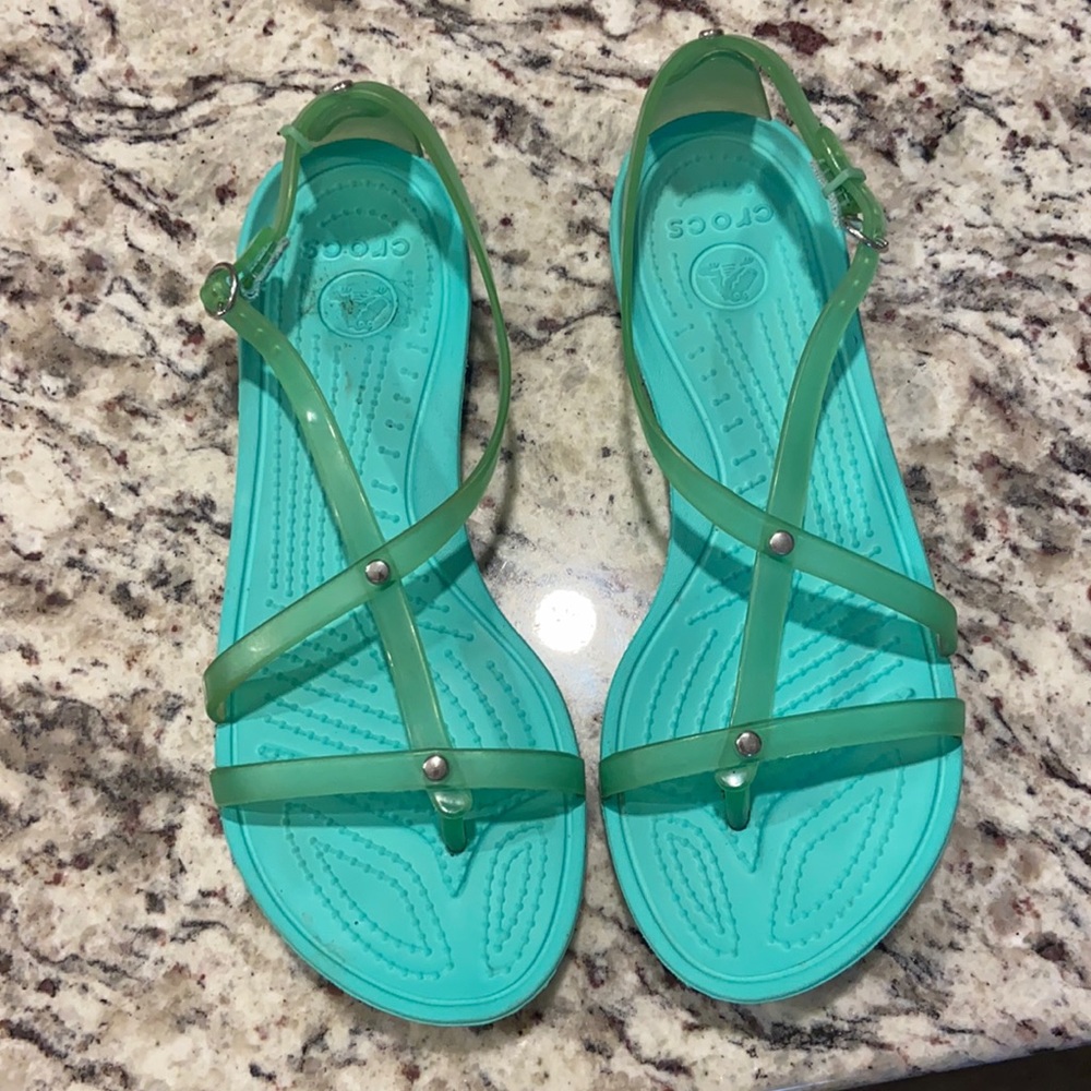 Crocs Seafoam Really Sexi Gladiator Sandal…